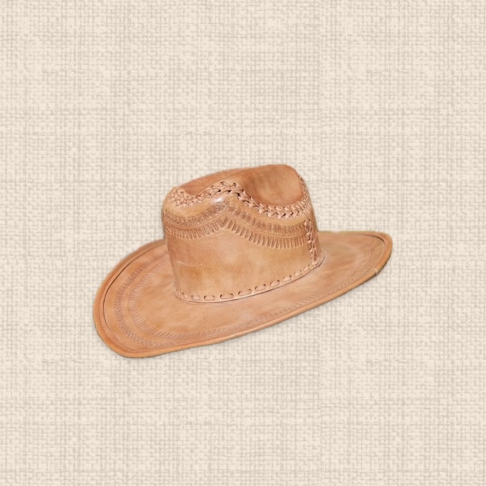 Genuine Leather Cowgirl Hat